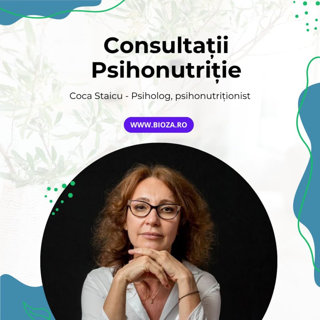 Consultații psihonutritie - Coca Staicu