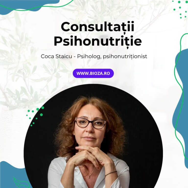 Consultații psihonutritie - Coca Staicu